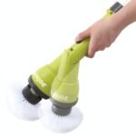 Restored Sun Joe 24V-PWSCRB-LTW | 24-Volt* IONMAX Cordless Multi-Purpose Indoor/Outdoor 1000-OPM Oscillating Scrubber | 4 Attachments & Battery + Charger Included (Refurbished) - Image 7