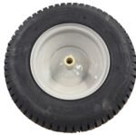 Deli Turf Tire, 4 Ply Rating, Tubeless, Lawn and Garden Tire (16x6.50-8) on Rim